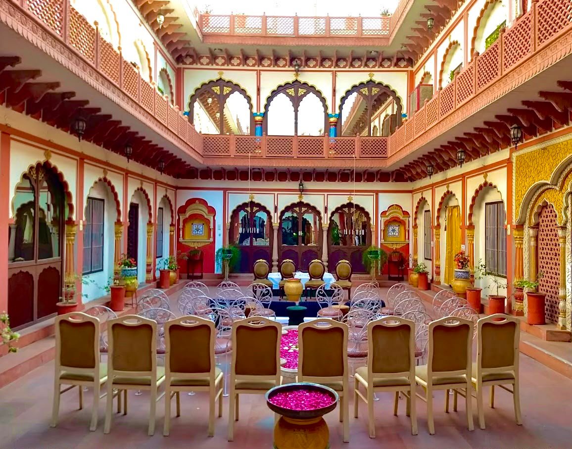 Interior of Shikwa Haveli