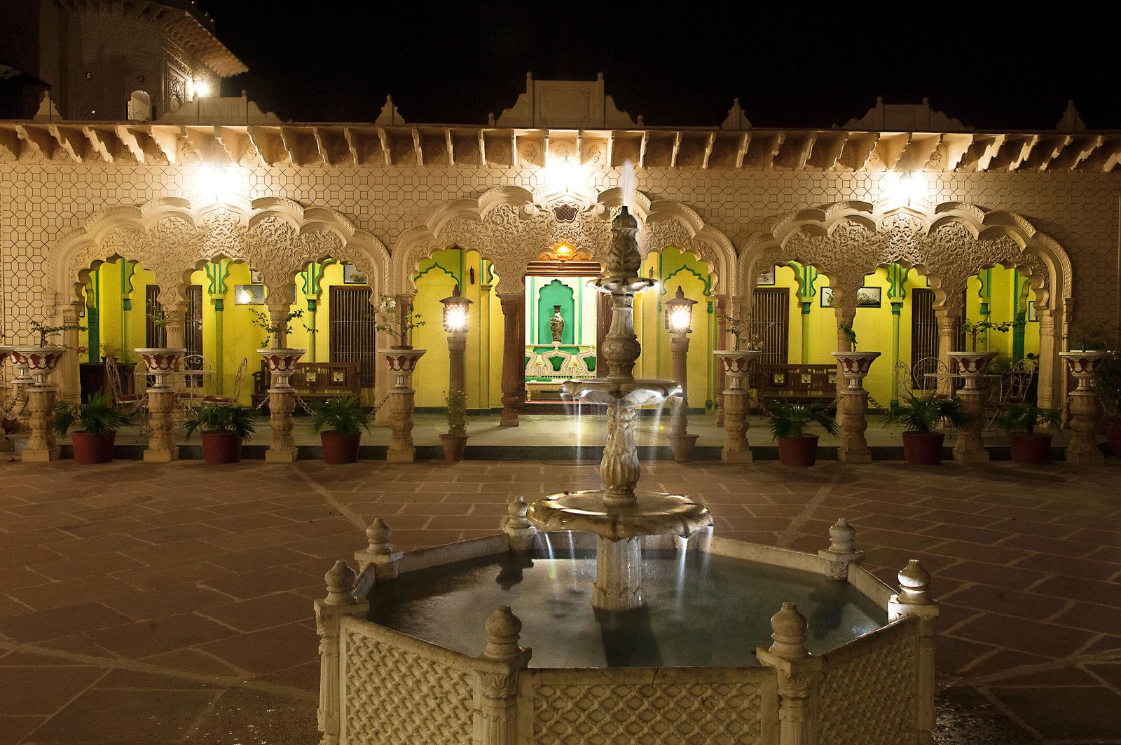 Detail from the haveli